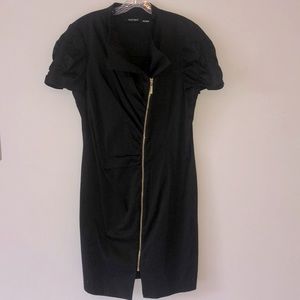 💥Classic Ellen Tracy Black Dress w/ gold zipper💥